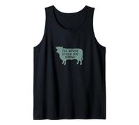 Divertido Juego de Palabras de Ganado Que Nunca te guiaré Mal Camiseta sin Mangas