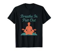 Divertido Juego de Palabras de Golf para Yoga, Respirar, Poner Fuera de Golf, novedoso diseño Camiseta