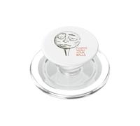 Divertido Juego de Palabras de Golf Siempre Lava Tus Pelotas PopSockets PopGrip para MagSafe