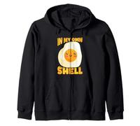 Divertido Juego de Palabras de Huevo en mi Propio Humor de Concha Lindo Sudadera con Capucha