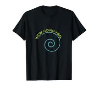 Divertido Juego de Palabras de microbiología Nos Estamos volviendo virales Camiseta gráfica económica