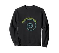 Divertido Juego de Palabras de microbiología Nos Estamos volviendo virales Sudadera