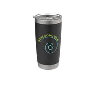Divertido juego de palabras de microbiología Nos estamos volviendo virales Vaso térmico de acero inoxidable de doble pared