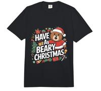 Divertido Juego de Palabras de Oso de Navidad - Have A Beary Christmas Comfort Colors Adult Heavyweight T-Shirt