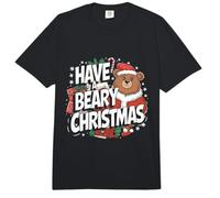Divertido Juego de Palabras de Oso de Navidad - Have A Beary Christmas Comfort Colors Adult Heavyweight T-Shirt
