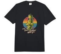 Divertido Juego de Palabras de pepinillo de Estilo Retro I'm Done Dillin with You Pickle Comfort Colors Adult Heavyweight T-Shirt