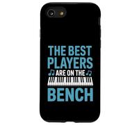 Divertido Juego de Palabras de Piano Los Mejores Jugadores en el Banco Carcasa para iPhone SE (2020) / 7/8
