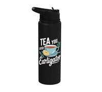 Divertido juego de palabras de té Earl Grey Stainless Steel Insulated Water Bottle