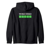 Divertido Juego de Palabras Diario Word Nerd/crucigramas Sudadera con Capucha