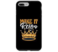 Divertido Juego de Palabras Entre Rey, Reina, príncipe y Princesa, Haz Que Reine Carcasa para iPhone 7 Plus/8 Plus
