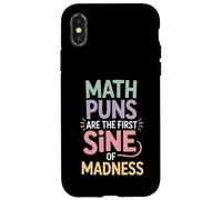 Divertido Juego de Palabras matemáticas - Primer Seno de la Locura - Maestro y Estudiante Carcasa para iPhone X/XS