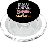 Divertido Juego de Palabras matemáticas - Primer Seno de la Locura - Maestro y Estudiante PopSockets PopGrip para MagSafe