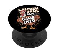 Divertido juego de pollo No mires el chiste tonto de pollo PopSockets PopGrip Adhesivo