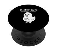 Divertido Juego de Pollo no mires PopSockets PopGrip Adhesivo