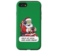 Divertido Juego de Santa Gamer Christmas Hold My Milk One More Carcasa para iPhone SE (2020) / 7/8