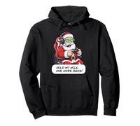 Divertido Juego de Santa Gamer Christmas Hold My Milk One More Sudadera con Capucha
