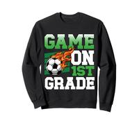 Divertido Juego en 1er Grado Deportes de fútbol de Vuelta a la Escuela niños Sudadera