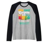 Divertido Jugador de Bingo como Es Que Todos Gritan Regalo Camiseta Manga Raglan