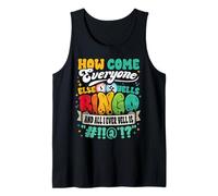 Divertido Jugador de Bingo como Es Que Todos Gritan Regalo Camiseta sin Mangas