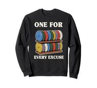 Divertido Jugador de Disc Golf, una Excusa para Cada Disc-Golf Sudadera