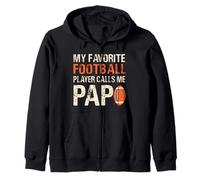 Divertido Jugador de fútbol me Llama papo Sports Family Cita papá Sudadera con Capucha