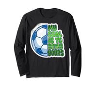Divertido Jugador de fútbol - Mi Objetivo es Negar el tuyo Hombres niños niños Manga Larga