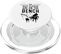 Divertido Jugador de Piano Regalo para Hombres y Mujeres Lindo Banco Pianista PopSockets PopGrip para MagSafe