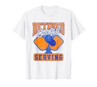 Divertido Jugador de Pickle Ball Jubilado Hombres Pickleball Camiseta
