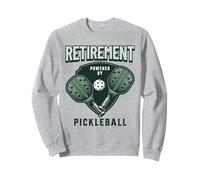 Divertido Jugador de Pickle Ball Jubilado Hombres Pickleball Sudadera