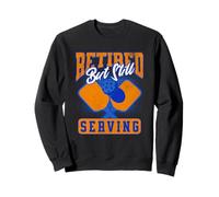 Divertido Jugador de Pickle Ball Jubilado Hombres Pickleball Sudadera