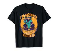 Divertido Jugador de Pickleball, Soy un Bebedor, no un Luchador Camiseta