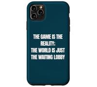 Divertido Jugador El Juego Es Realidad Esperando Lobby Videojuegos Carcasa para iPhone 11 Pro MAX