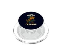 Divertido Jugador T-Rex, no Puedo ser Adulto Ahora, Estoy Jugando a un Lindo Dinosaurio PopSockets PopGrip para MagSafe