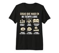 Divertido Jugar Al Ajedrez Mirar Ajedrez Jugador De Ajedrez Camiseta Premium