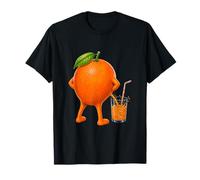 Divertido Jugo de Naranja Comida Saludable Humor Regalo Camiseta