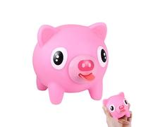 Divertido Juguete De Peluche con Diseño De Lengua Fuera, Bonito Y Juguete, Juguetes Sensoriales con Forma De Tigre Y Cerdo para Hombres Mujeres Niños Niñas Estudiantes