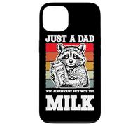 Divertido Just A Dad Who Always Came Back with The Milk Carcasa para iPhone 13