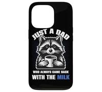 Divertido Just A Dad Who Always Came Back with The Milk Carcasa para iPhone 13 Pro