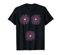 Divertido justo aquí para los fuegos artificiales 4 de julio Mujeres Pareja Camiseta