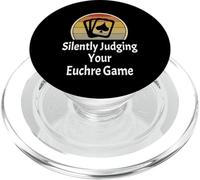 Divertido Juzgar Silenciosamente Tu Jugador De Juego De Cartas Euchre PopSockets PopGrip para MagSafe