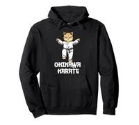 Divertido Karate Gato Kata Kumite Sudadera con Capucha