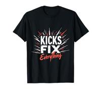 Divertido Kickboxing Cita Boxer Gift Fix Camiseta
