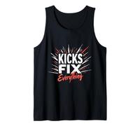 Divertido Kickboxing Cita Boxer Gift Fix Camiseta sin Mangas