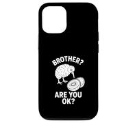 Divertido Kiwi Bird Fruit Brother Are You Ok Broma Carcasa para iPhone 12/12 Pro