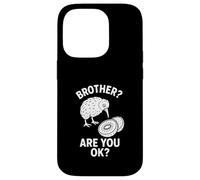 Divertido Kiwi Bird Fruit Brother Are You Ok Broma Carcasa para iPhone 14 Pro