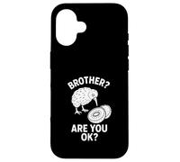 Divertido Kiwi Bird Fruit Brother Are You Ok Broma Carcasa para iPhone 16
