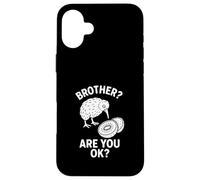 Divertido Kiwi Bird Fruit Brother Are You Ok Broma Carcasa para iPhone 16 Plus