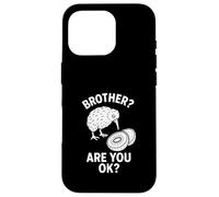Divertido Kiwi Bird Fruit Brother Are You Ok Broma Carcasa para iPhone 16 Pro