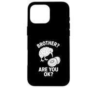 Divertido Kiwi Bird Fruit Brother Are You Ok Broma Carcasa para iPhone 16 Pro MAX