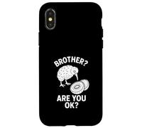 Divertido Kiwi Bird Fruit Brother Are You Ok Broma Carcasa para iPhone X/XS